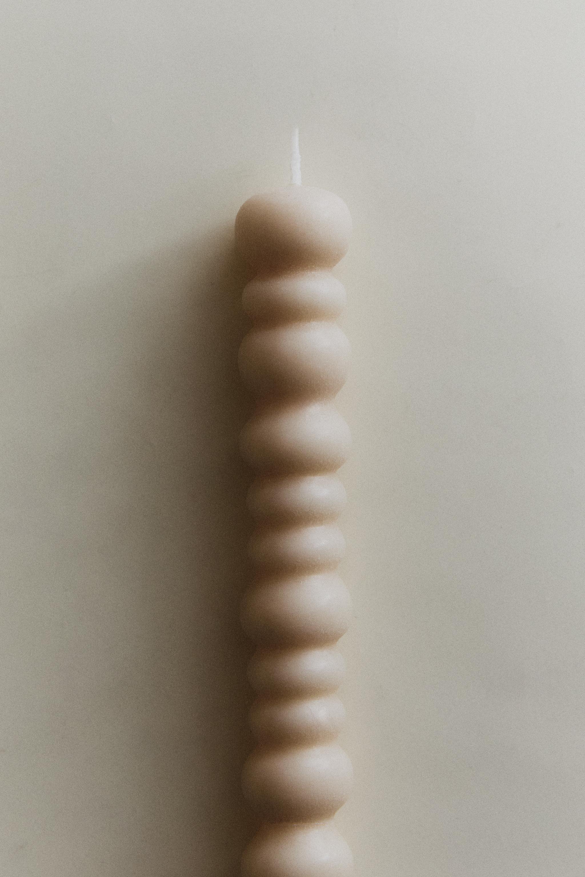 PACK OF WAVY DECORATIVE CANDLES (PACK 2)